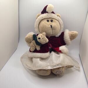 Starbucks Bearista Bear 2005 43rd Edition Christmas Plush Santa Dress Toy